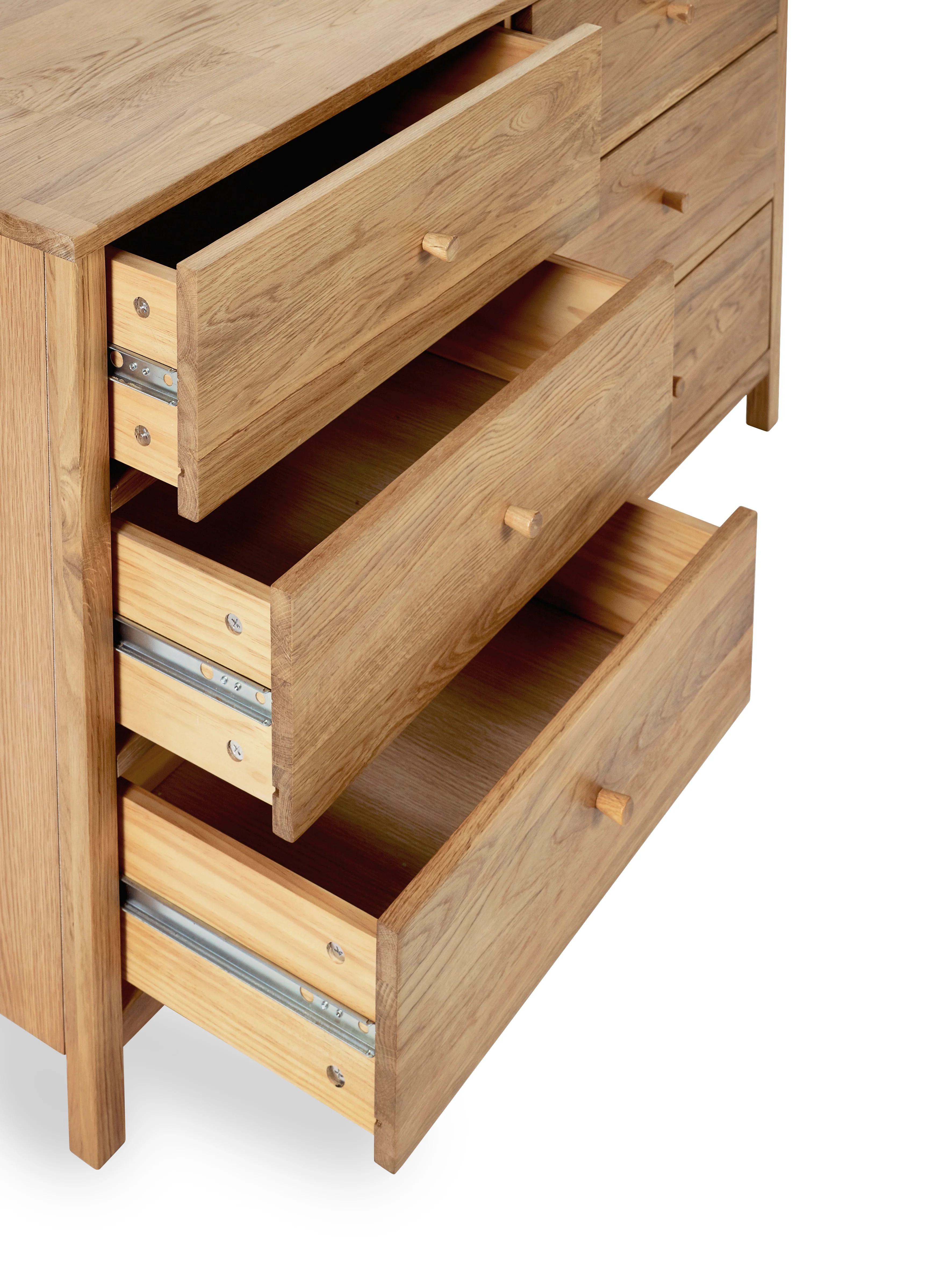 Rowan 6 Drawer Chest - Oak - Image 6