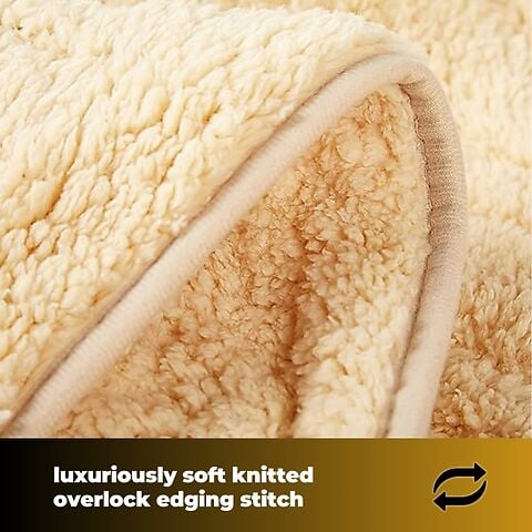 Cozy Night Electric Heated Throw Blanket - 9 Heat Settings & 9 Timer Settings Machine Washable - Luxurious Sherpa Fleece Grey - Image 3