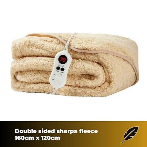 Cozy Night Electric Heated Throw Blanket - 9 Heat Settings & 9 Timer Settings Machine Washable Luxurious Sherpa Fleece Pink - Image 3
