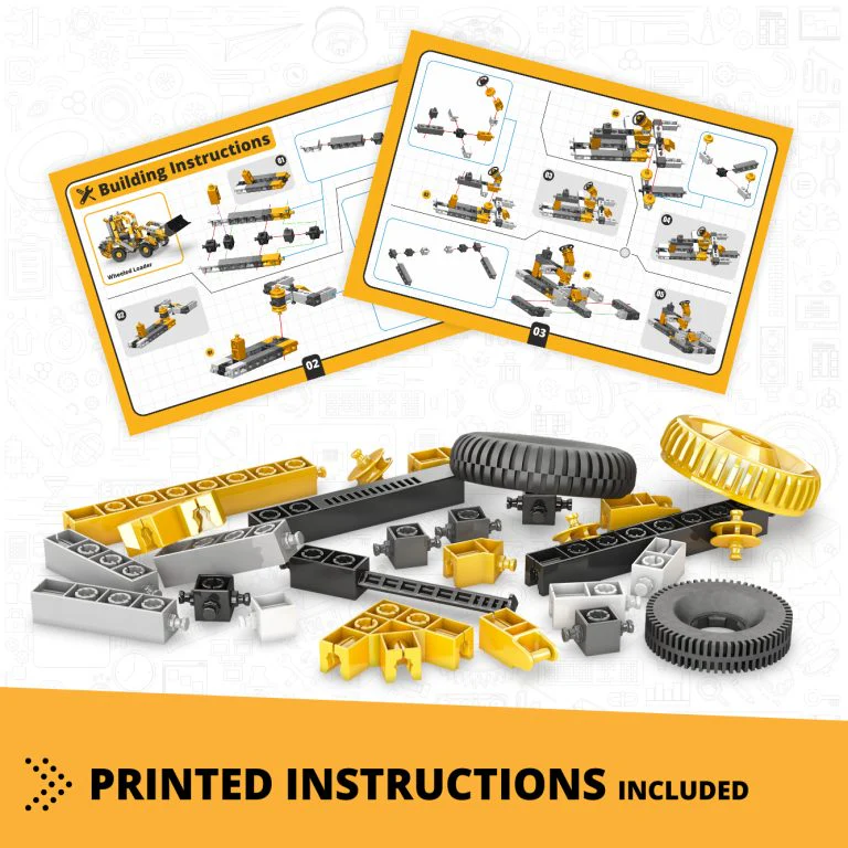 Creative Builder Wheeled Loader Machinery Set - Image 3