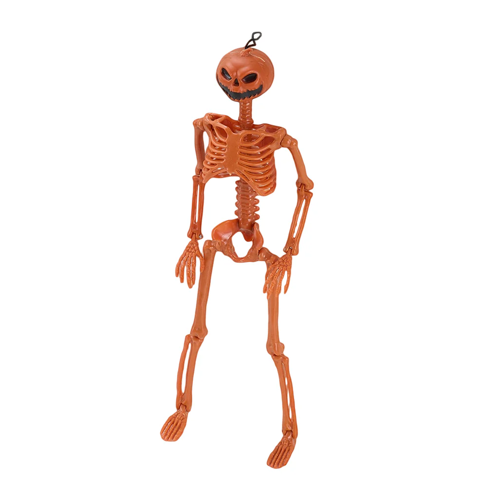 Creepy Posable Pumpkin Skeleton - Image 3