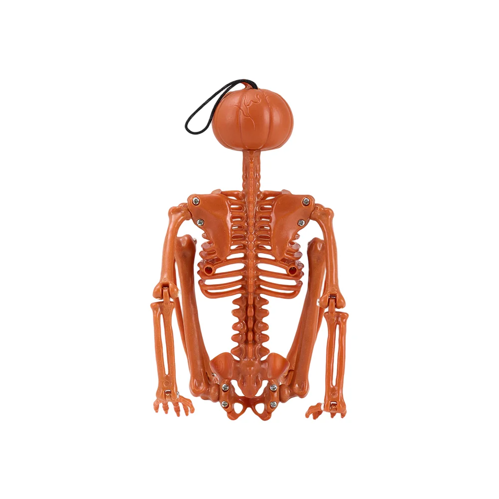 Creepy Posable Pumpkin Skeleton - Image 5