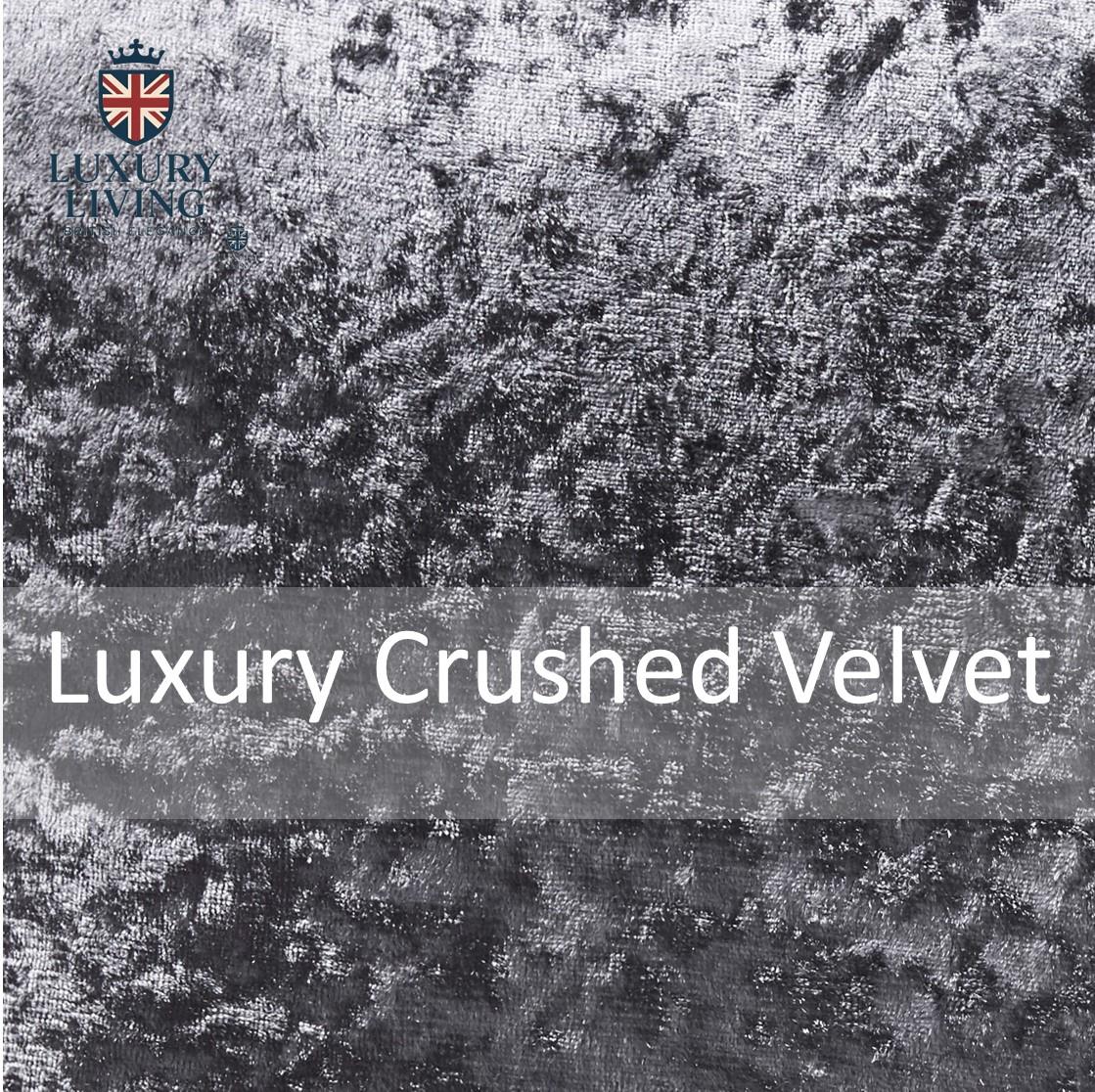 Crushed Velvet Lined Ring Top Curtains - Image 5