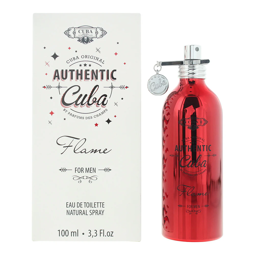Cuba Authentic Flame For Men Eau De Toilette 100ml