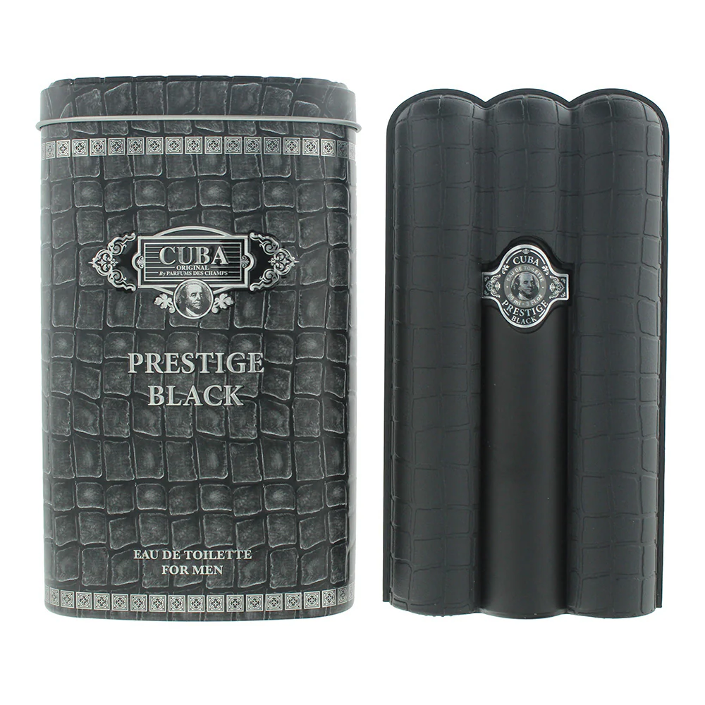 Cuba Prestige Black For Men Eau De Toilette 90ml