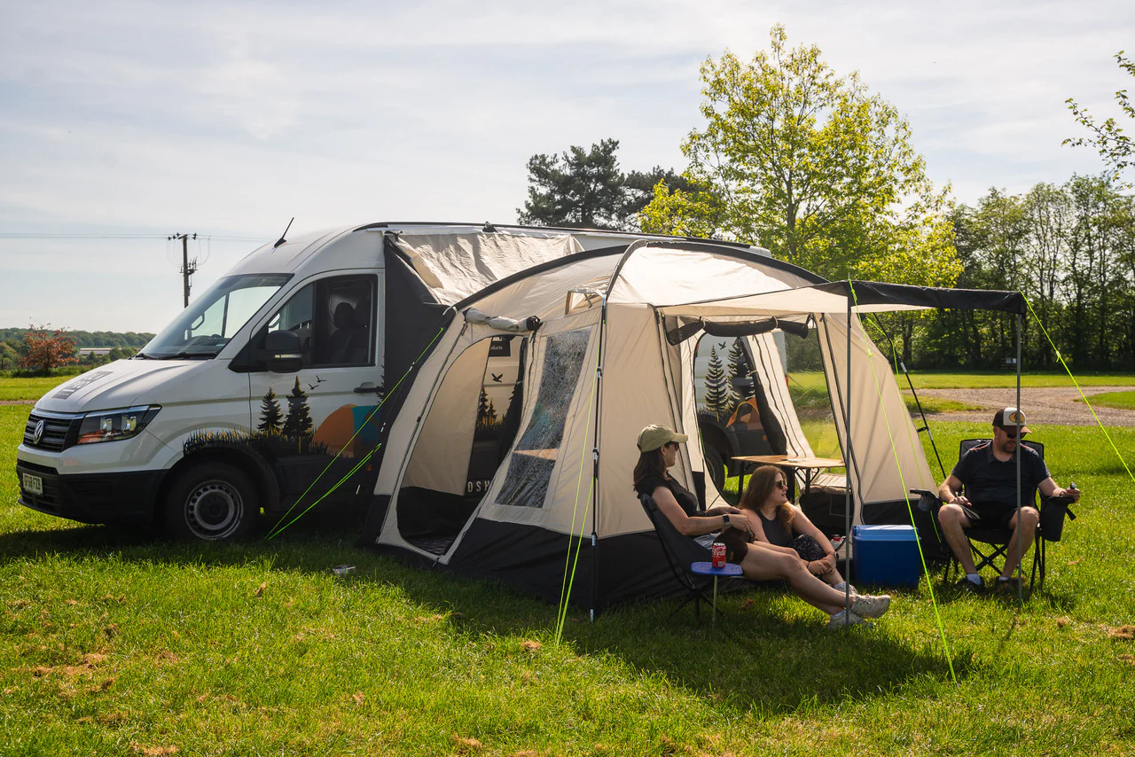 Cubo XL Motorhome Awning With Fibreglass Poles - Waterproof Poled  Awning - Image 2
