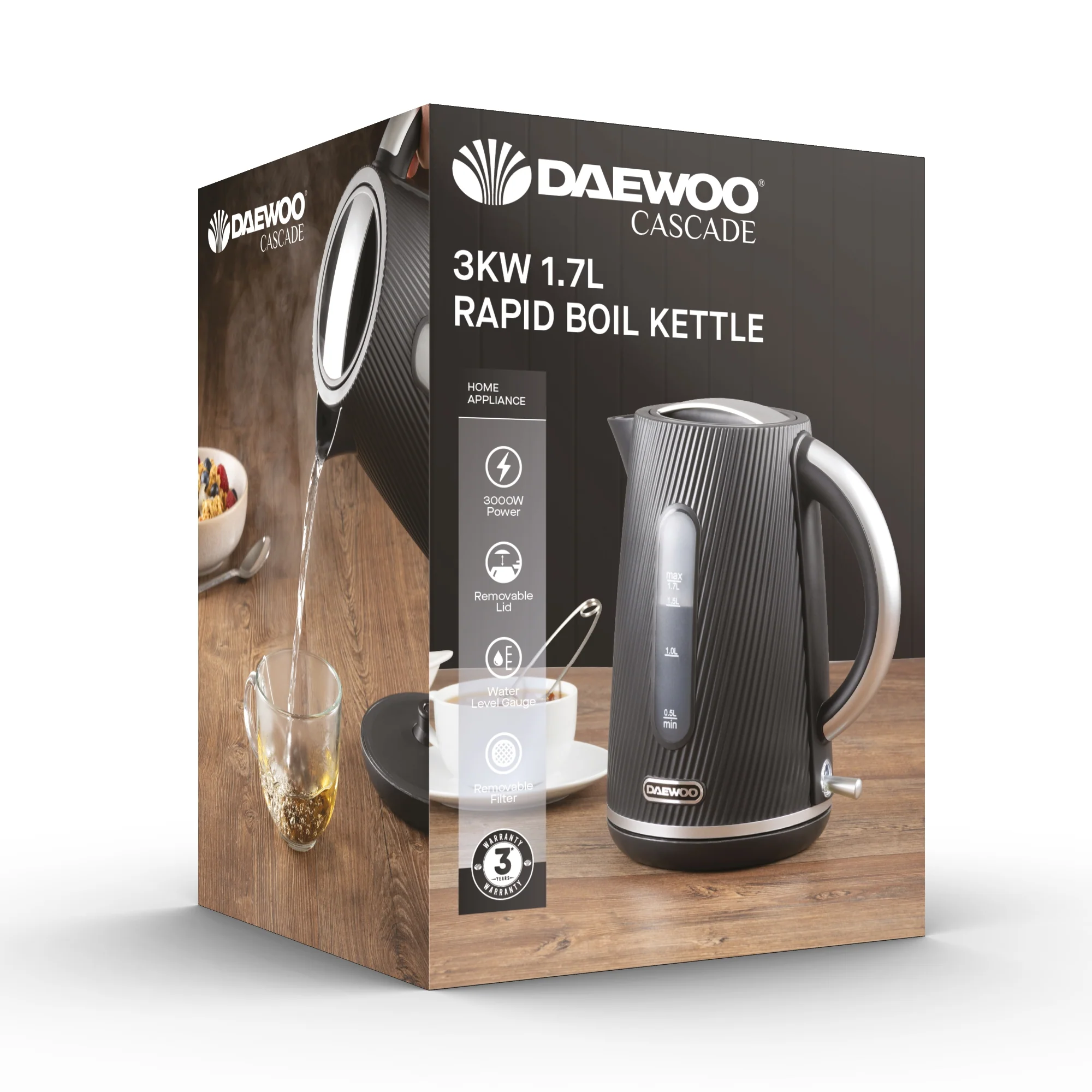 Daewoo Cascade 1.7L Kettle - Image 2