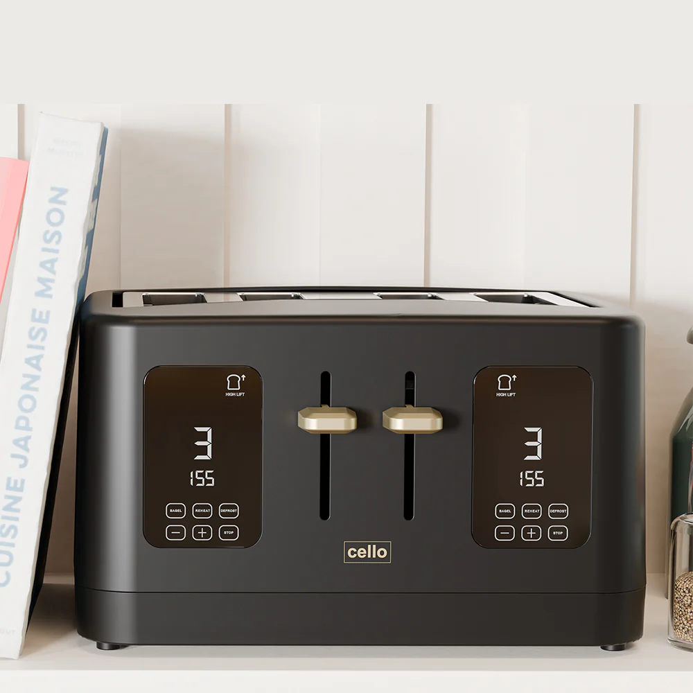 Cello Digital 4 Slice Toaster With Bagel Function - Image 2