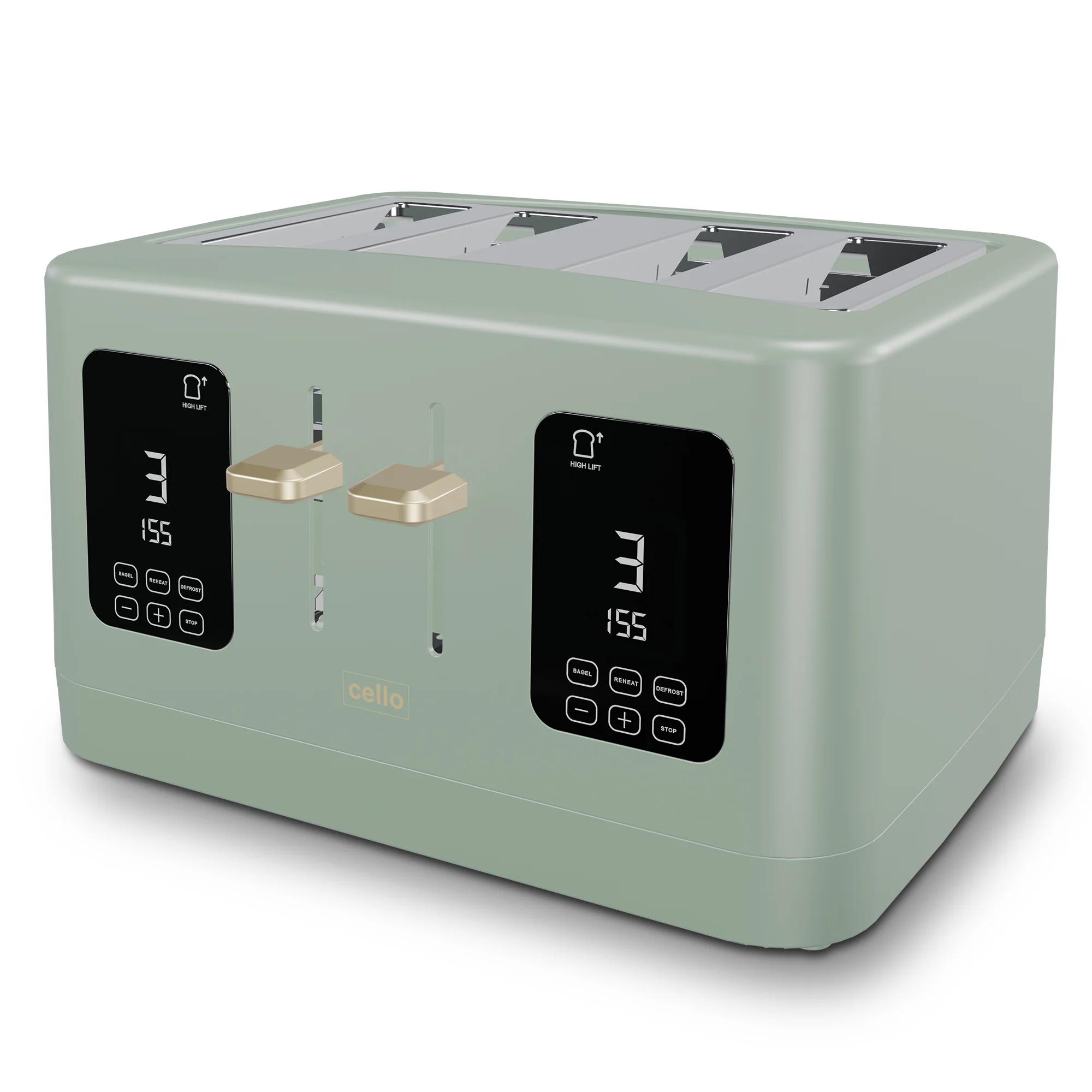 Cello Digital 4 Slice Toaster With Bagel Function - Image 4
