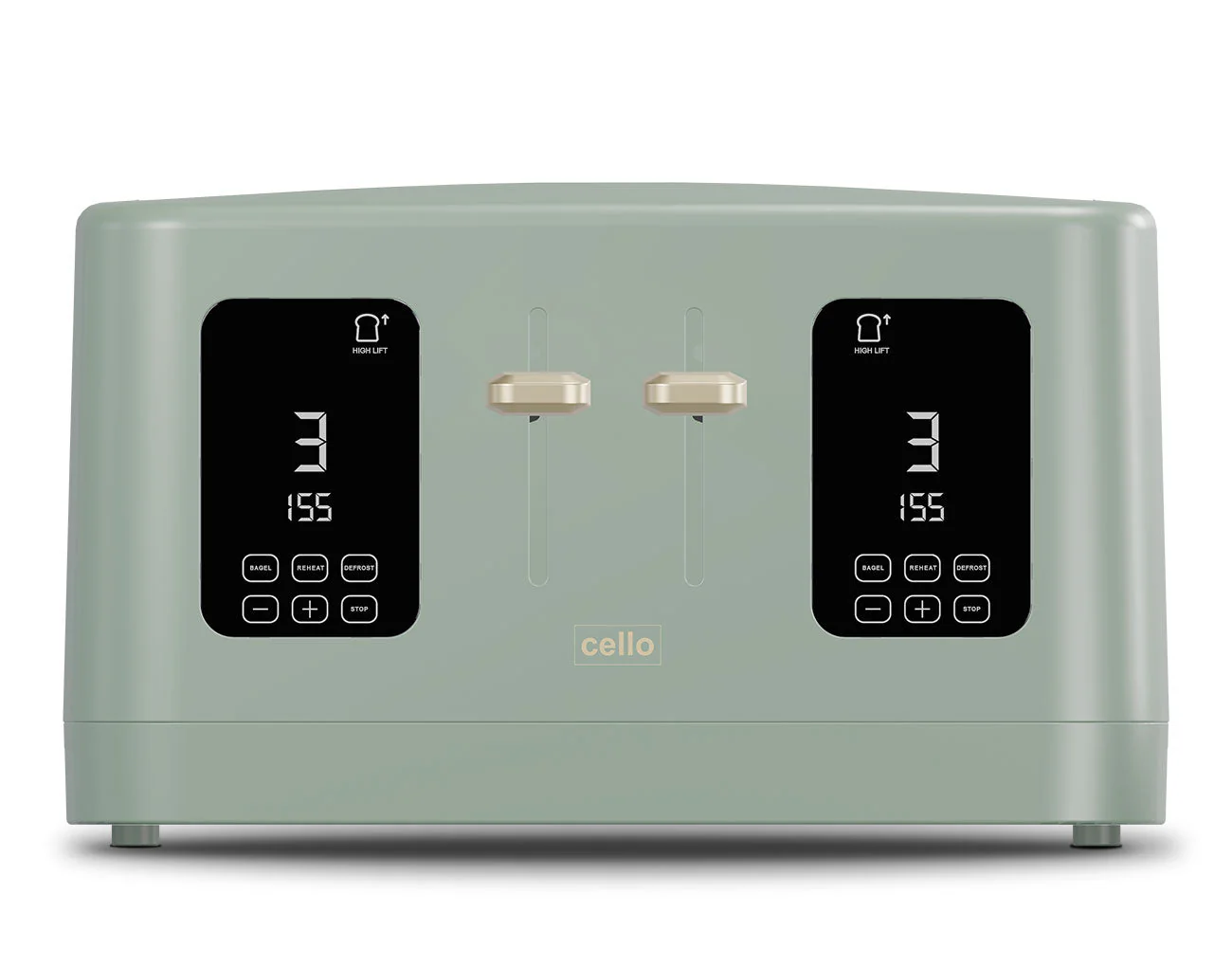 Cello Digital 4 Slice Toaster With Bagel Function - Image 5
