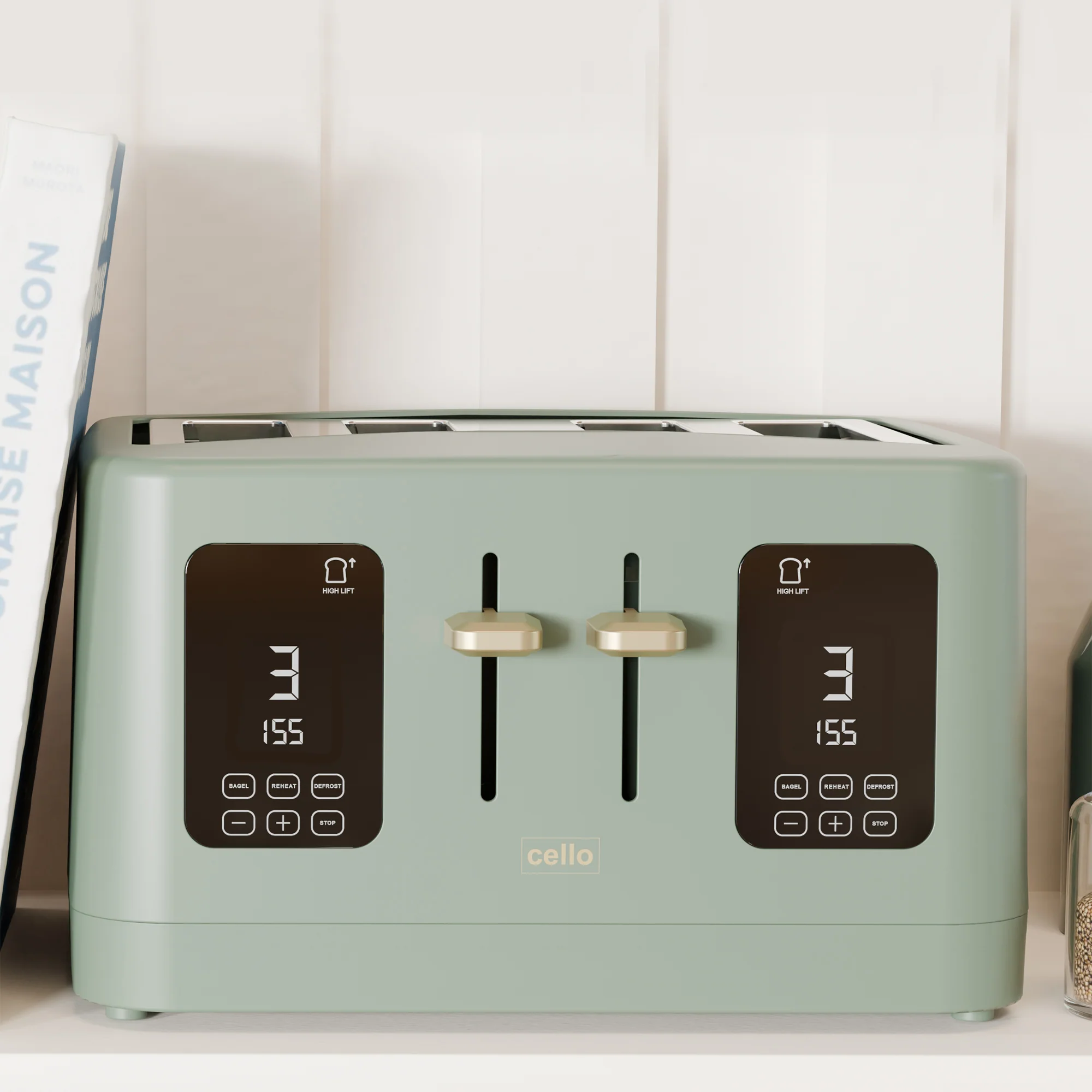 Cello Digital 4 Slice Toaster With Bagel Function - Image 6