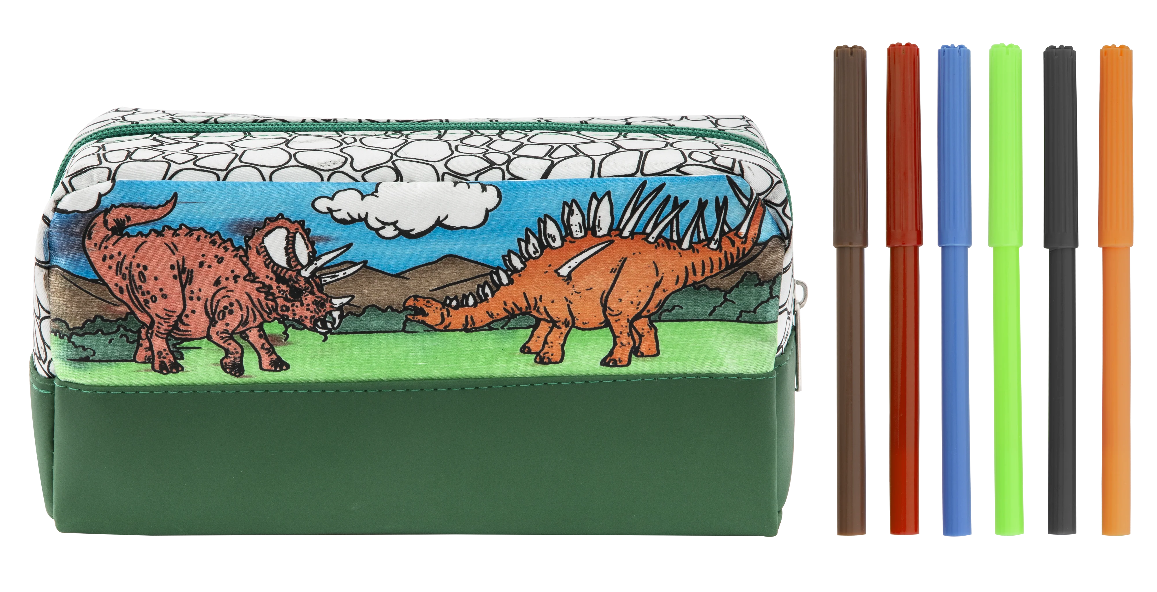 Dino Colour Your Own Pencil Case - Image 3