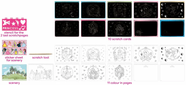 Disney Princess Scratch Book - Image 8