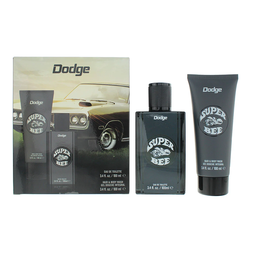 Dodge Legacy Super Bee 2 Piece Gift Set: Eau De Toilette 100ml - Hair & Body Wash 100ml