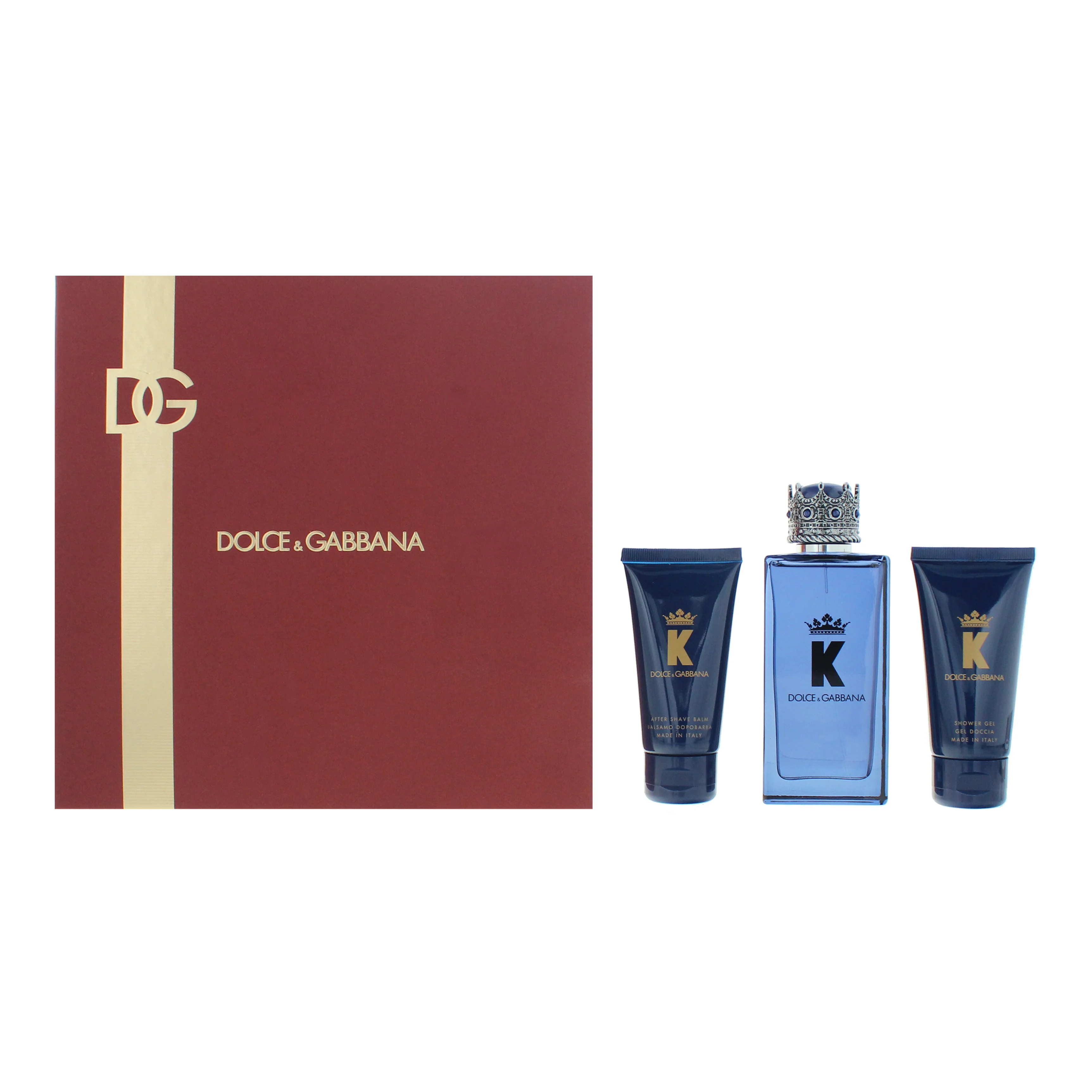 Dolce & Gabbana K 3 Piece Gift Set: Eau de Parfum 100ml - Aftershave Balm 50ml -