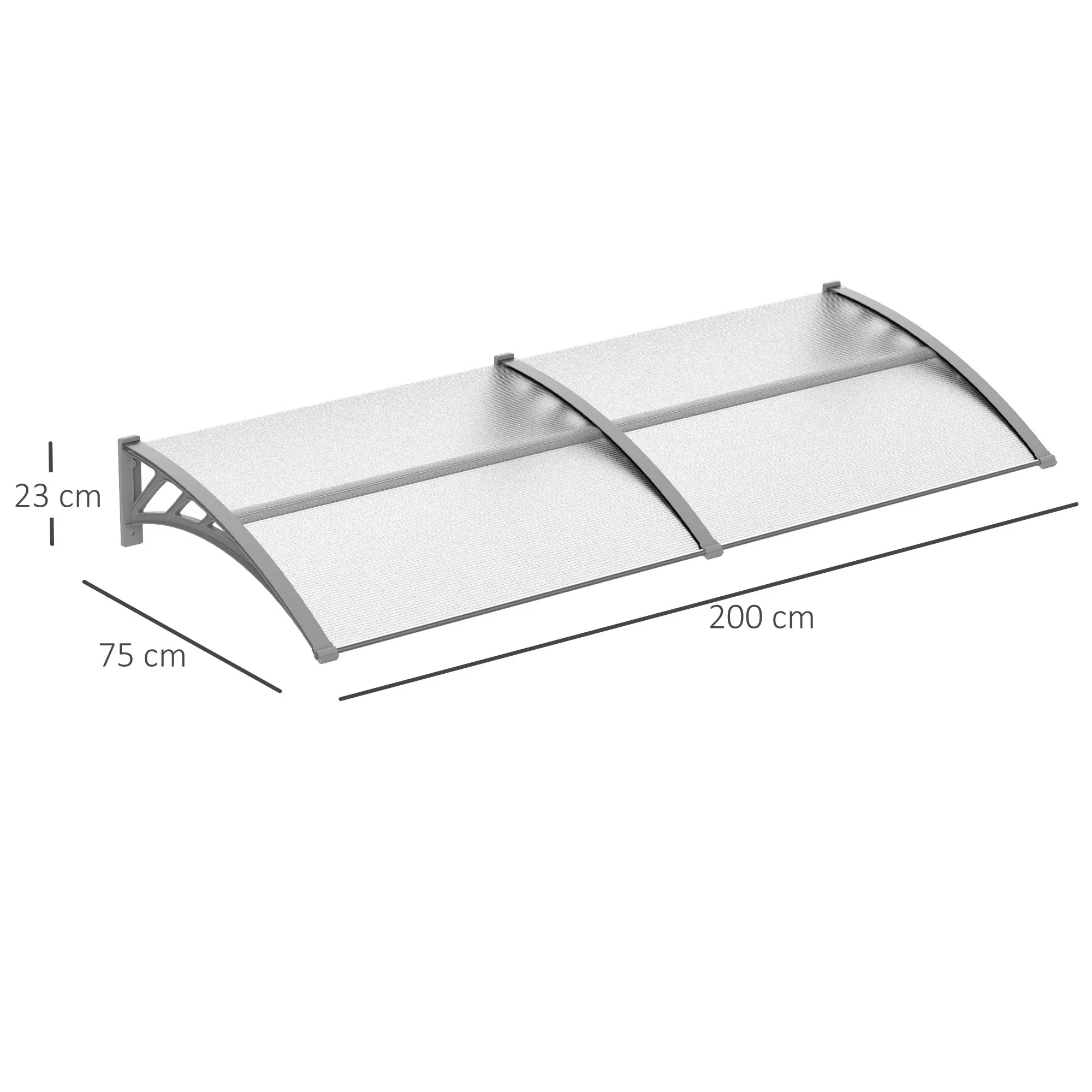 Door Canopy Awning Outdoor Window Rain Shelter - Image 2