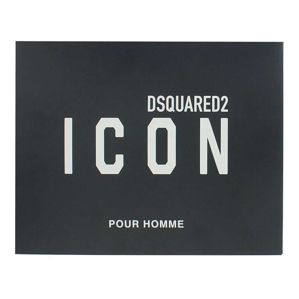 Dsquared2 Icon Pour Homme 3 Piece Gift Set: Eau De Parfum 100ml - Body Lotion 10 - Image 3