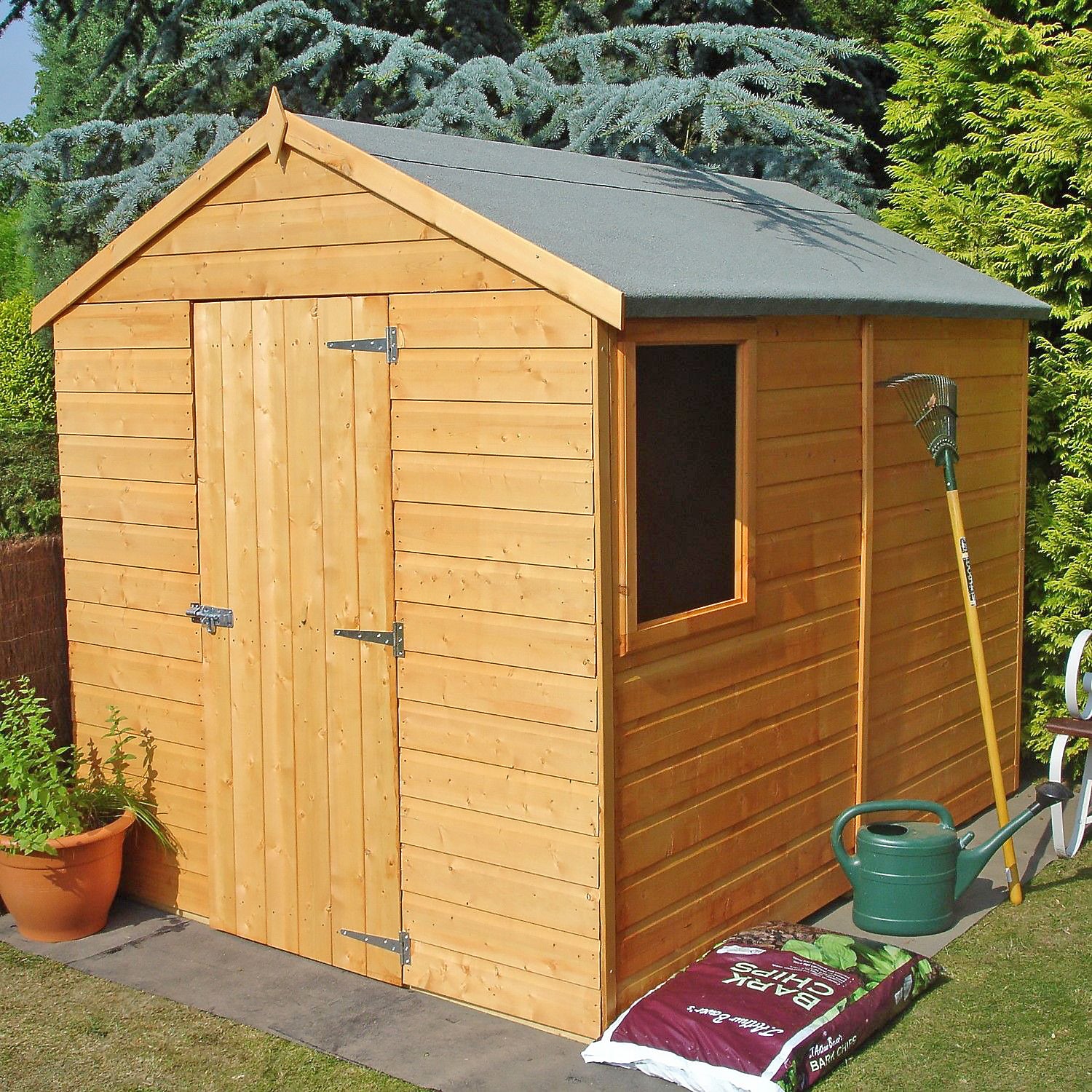 Durham 6 X 8 Shiplap Apex Shed