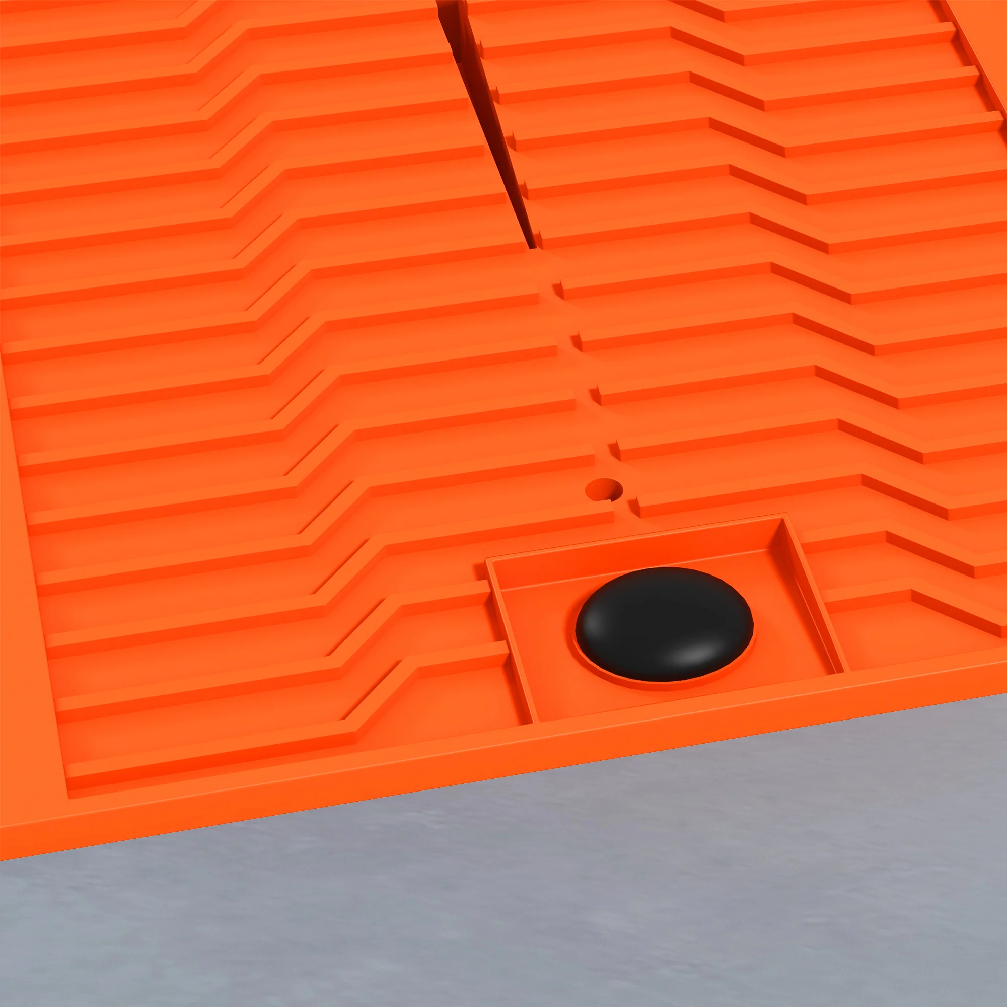 DURHAND 2.5 Ton Plastic Car Lifting Ramps Automotive Vehicle Garage, Orange - Image 8