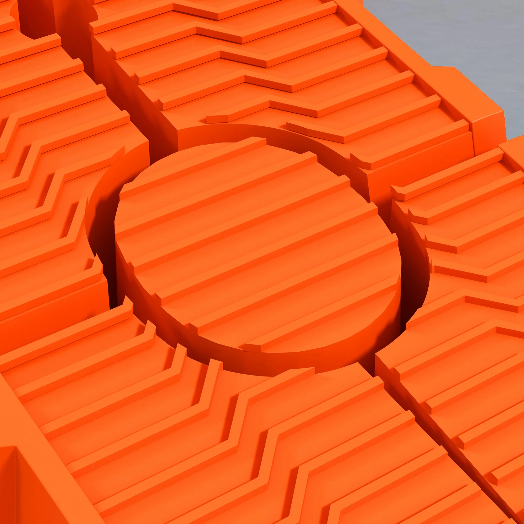 DURHAND 2.5 Ton Plastic Car Lifting Ramps Automotive Vehicle Garage, Orange - Image 9