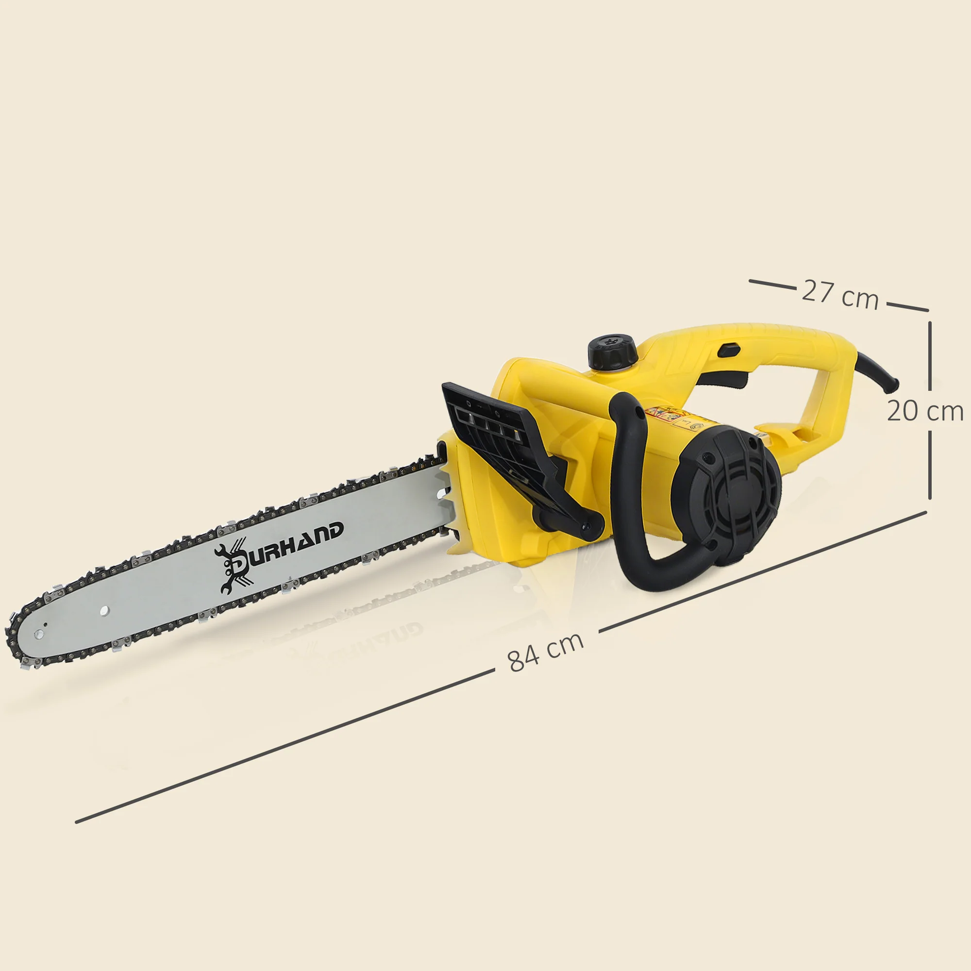 DURHAND Electric Chainsaw Garden Tools, 2000 W, 40 Cm Blade For Wood - Image 14