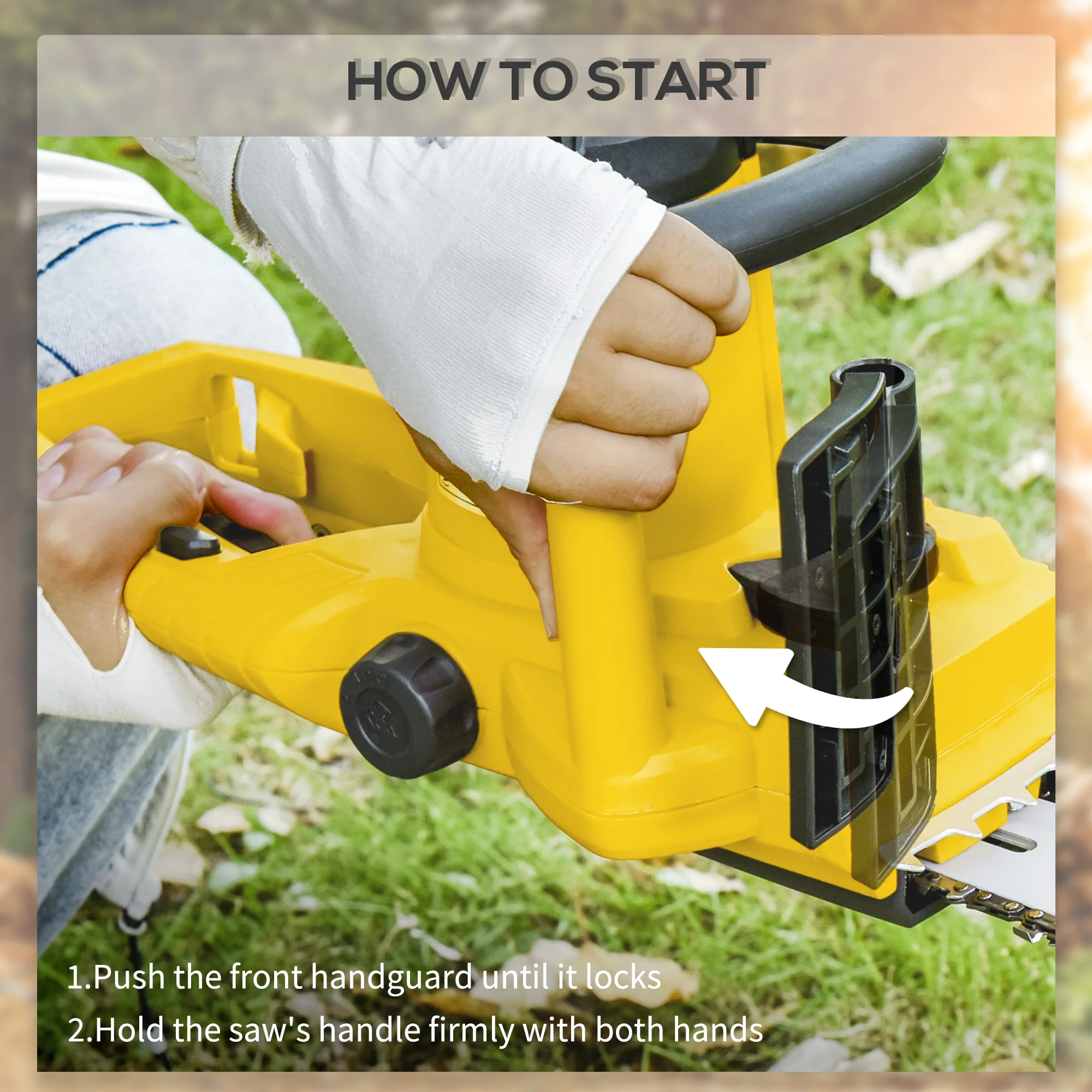 DURHAND Electric Chainsaw Garden Tools, 2000 W, 40 Cm Blade For Wood - Image 15