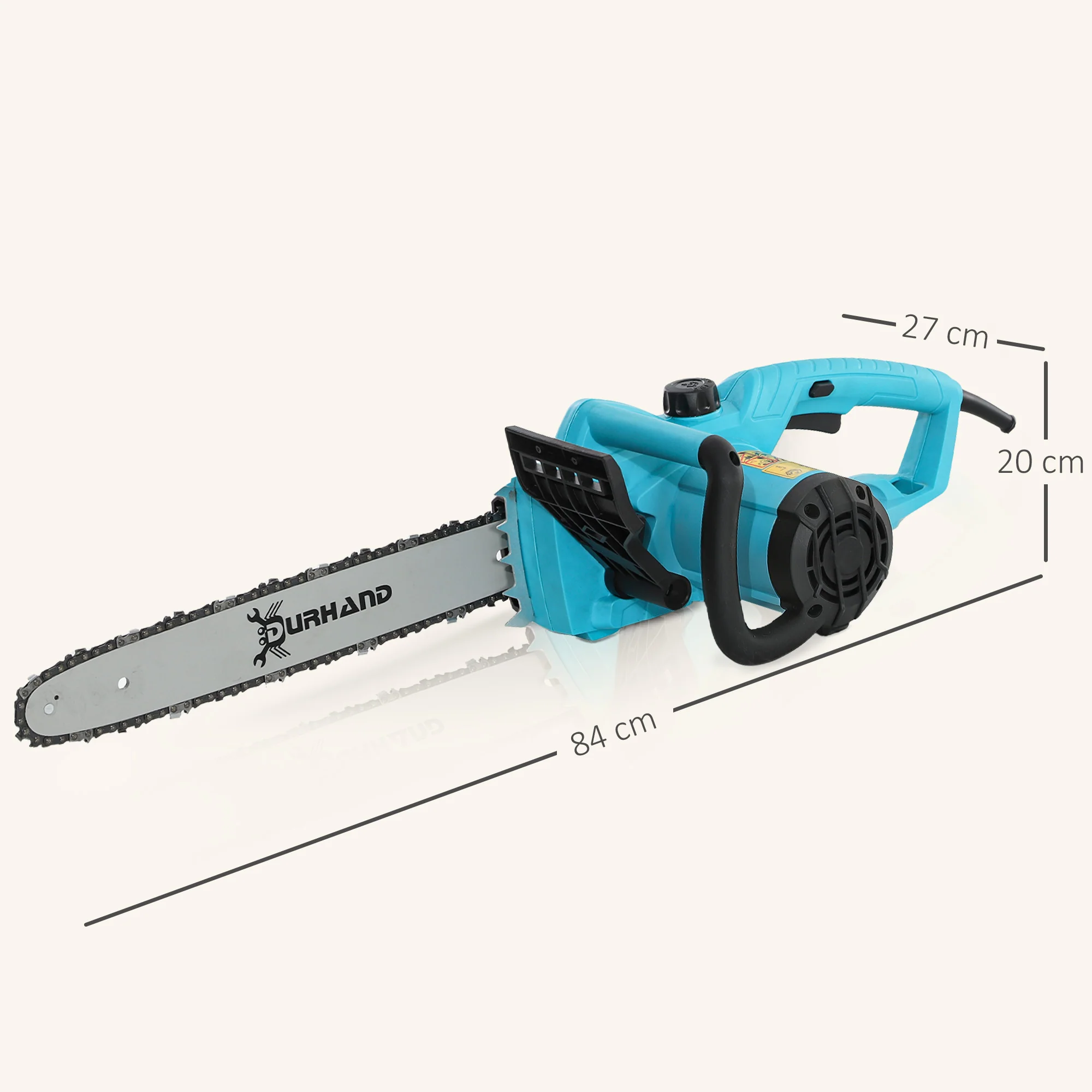 DURHAND Electric Chainsaw Garden Tools, 2000 W, 40 Cm Blade For Wood - Image 5