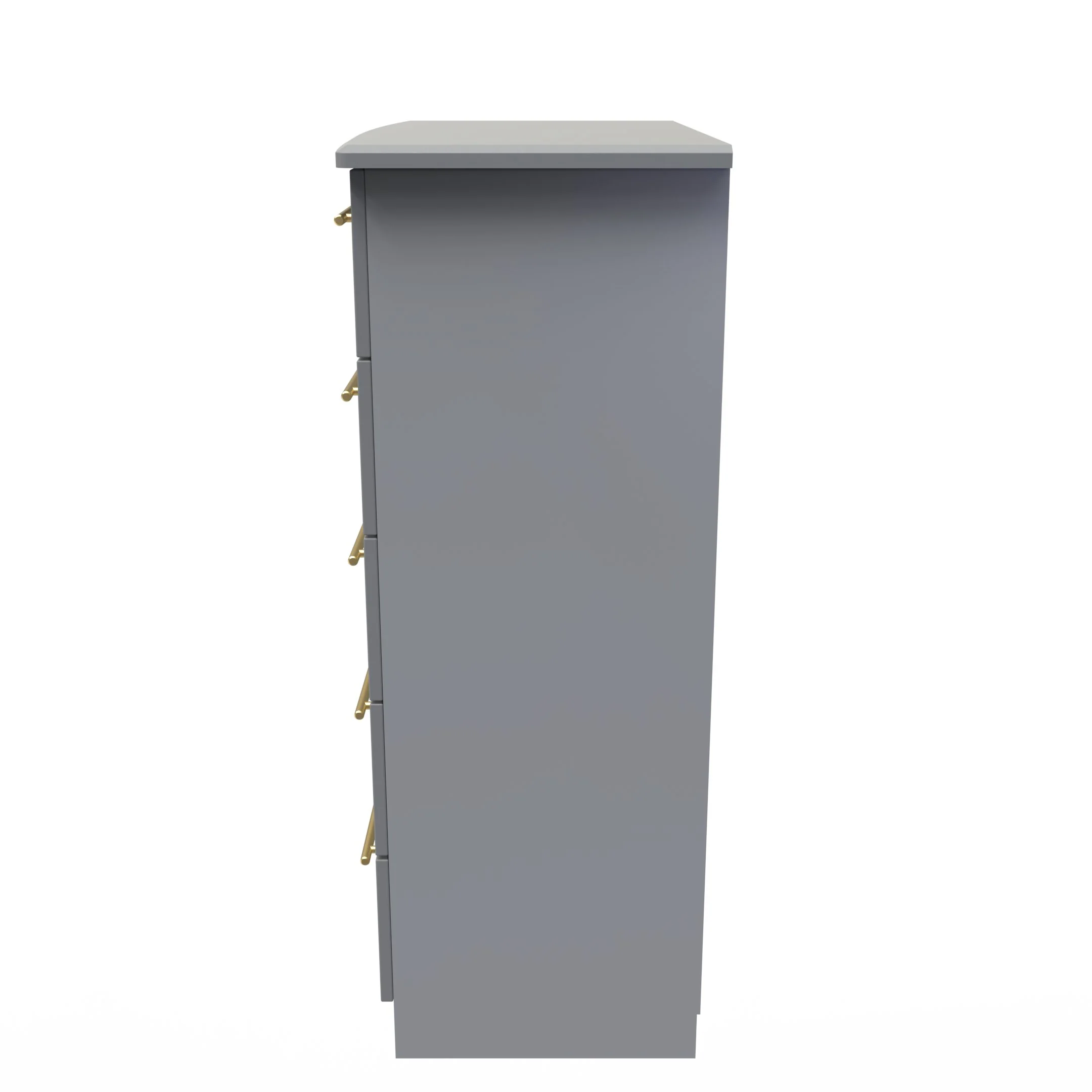 Ealing Ready Assembled 5 Drawer Chest in Dusk Grey - Image 5