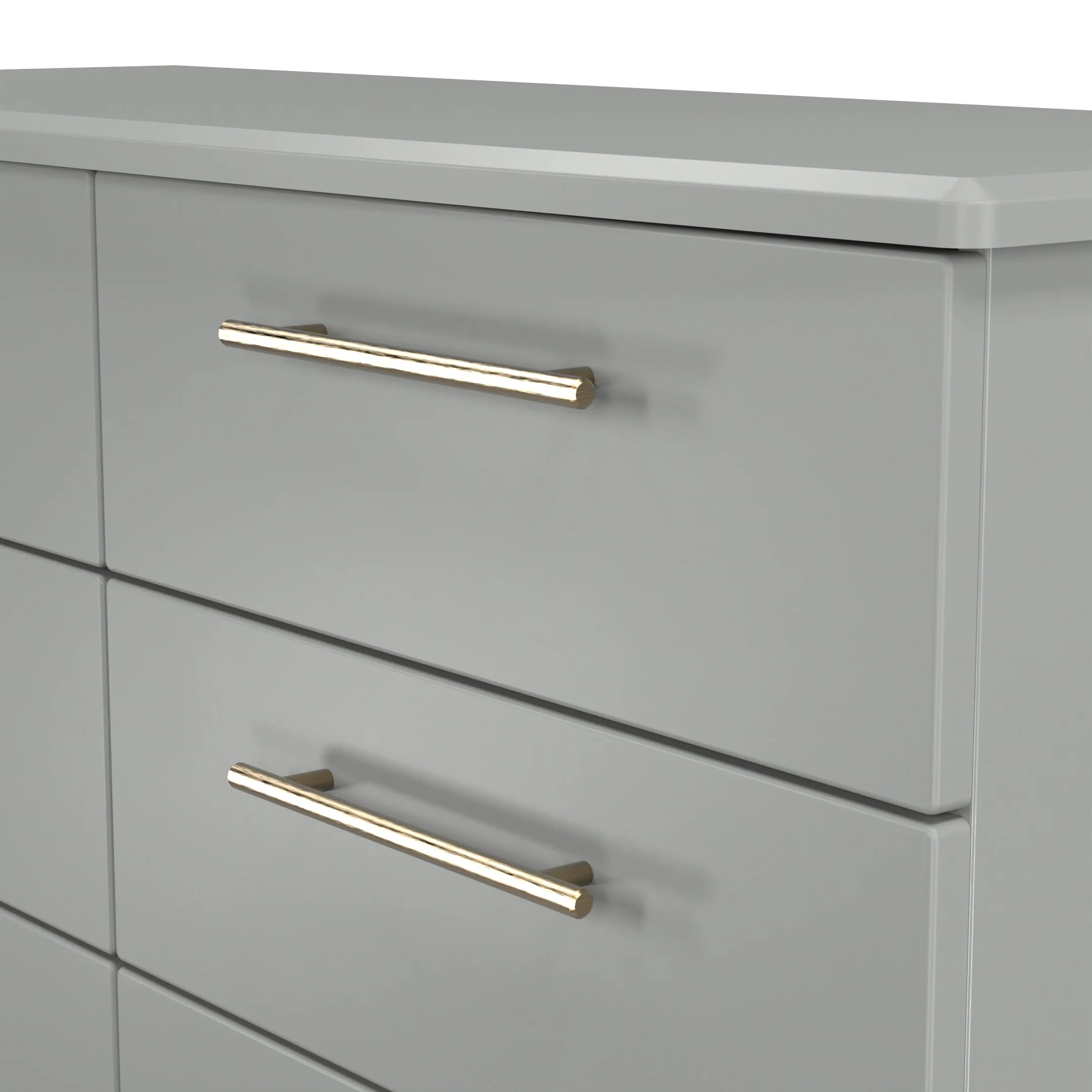 Ealing Ready Assembled 6 Drawer Wide Chest in Dusk Grey - Image 7