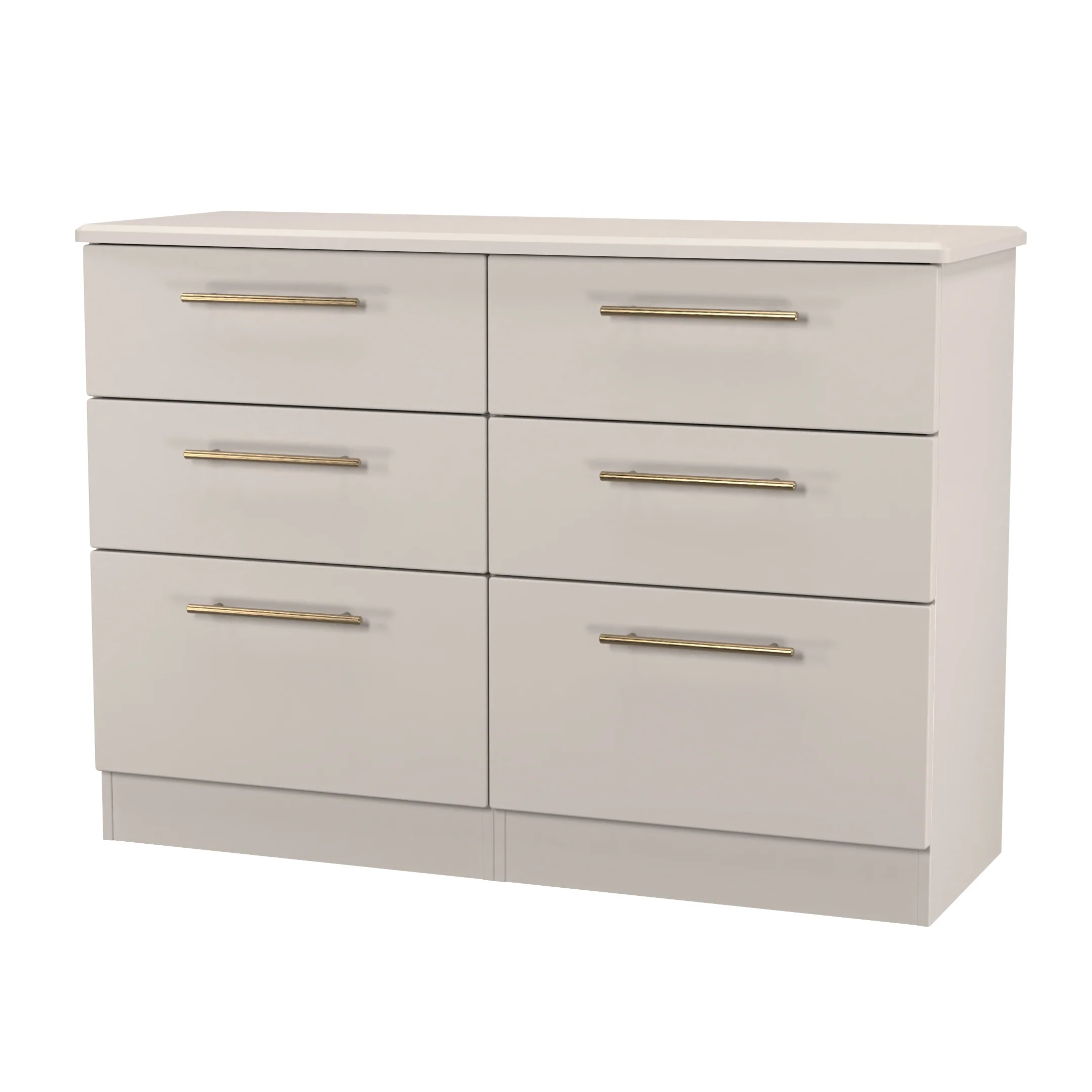 Ealing Ready Assembled 6 Drawer Wide Chest in Kashmir Matt - Image 4