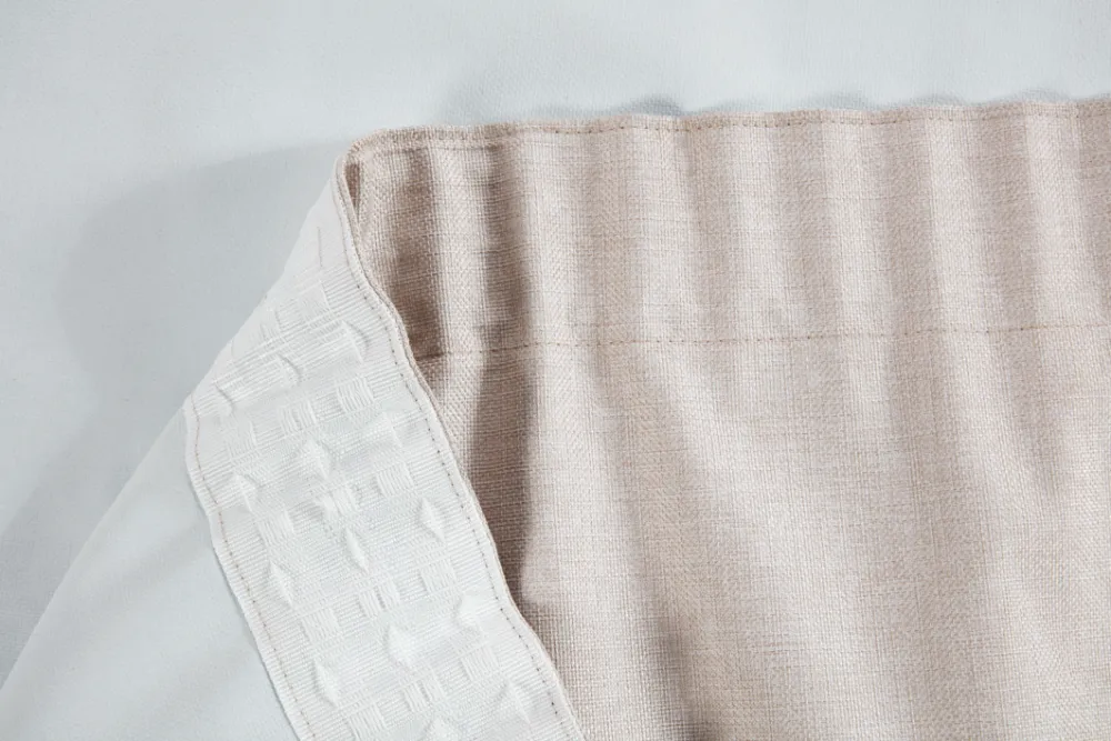 ECLIPSE NATURAL 3" PENCIL PLEAT CURTAINS - Image 7