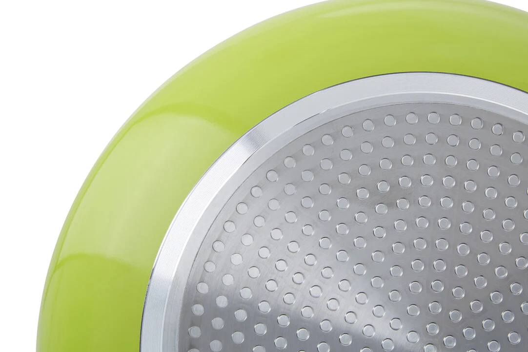 Ecocook Lime Green Frying Pan with Ceramic Coating - Image 4