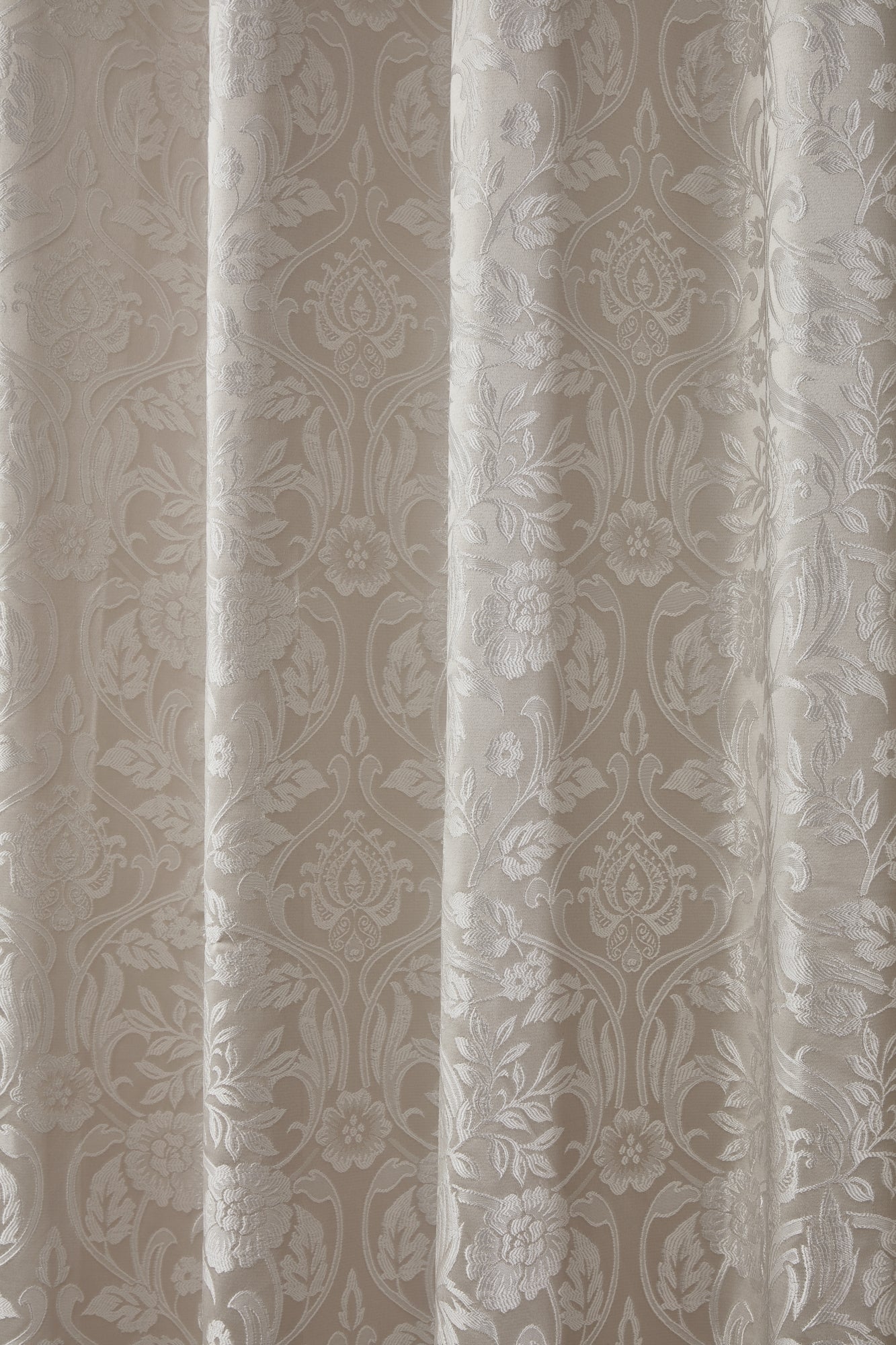 Eden - Lined Eyelet Jacquard Curtains in Cream - Image 2