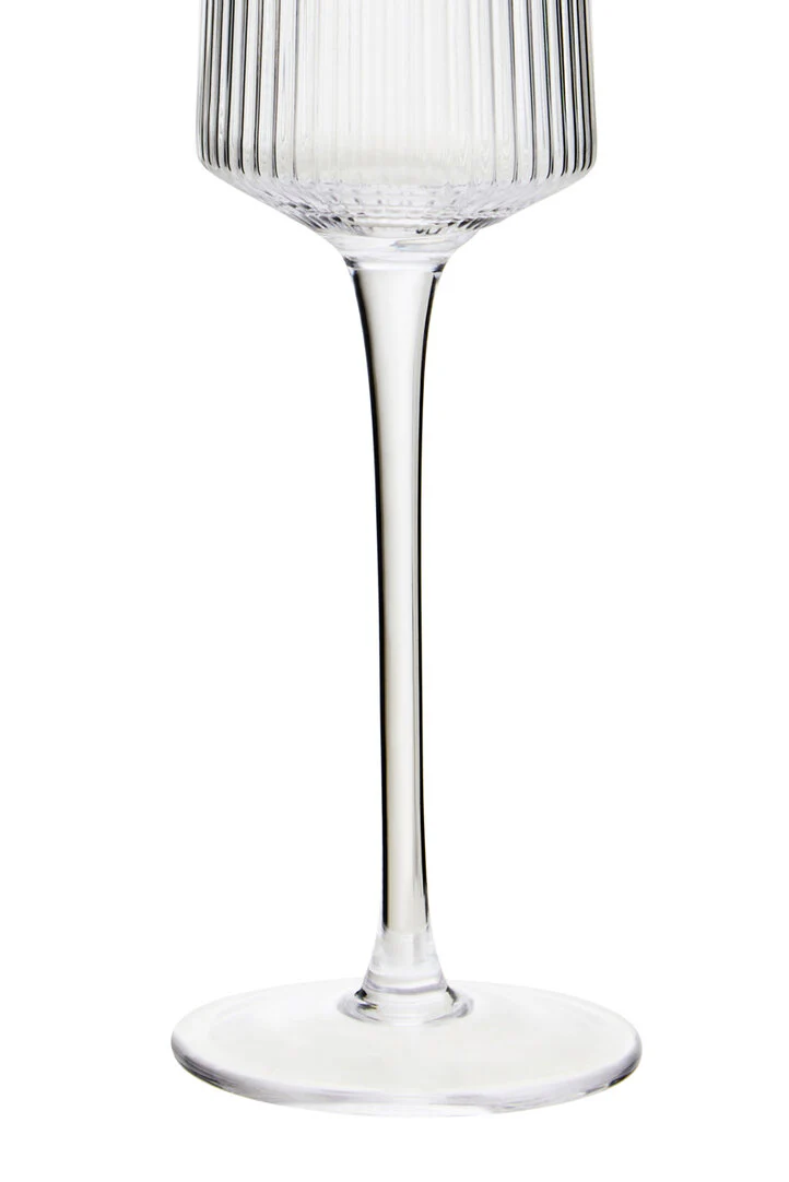Eldon Set of Four Ribbed Champagne Glasses MOB Packaging - Image 3