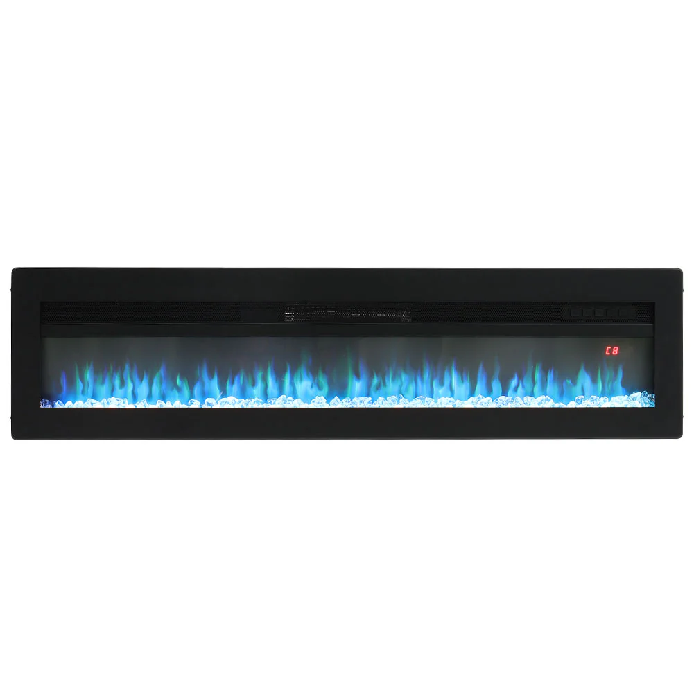 Electric Fireplace With Adjustable Flames, Wall Mounted Or Freestanding - Image 3