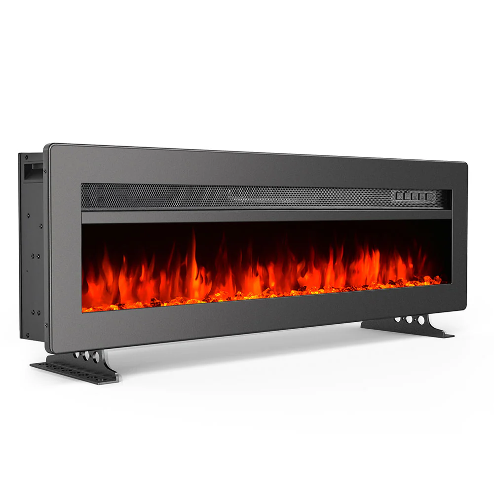 Electric Fireplace With Adjustable Flames, Wall Mounted Or Freestanding - Image 4