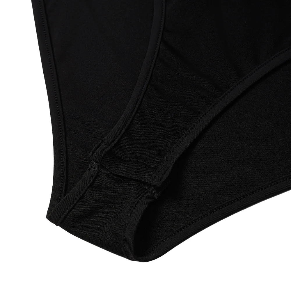 Elegant Black Long Sleeve Bodysuit - Image 7