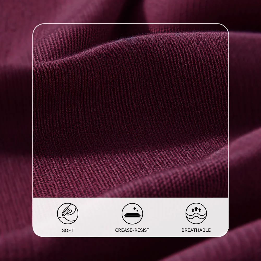 Elegant Cross Front Shawl Wrap Wine Red - Image 6