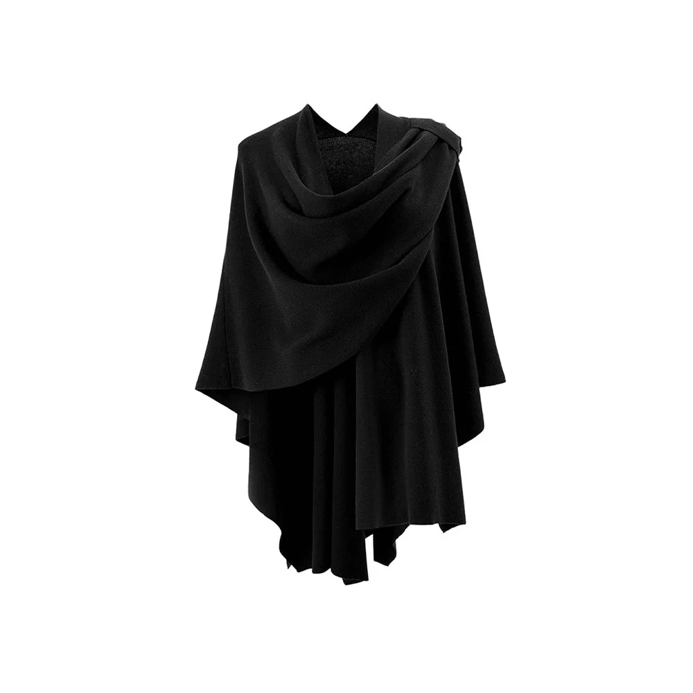 Elegant Cross Front Shawl Wrap
