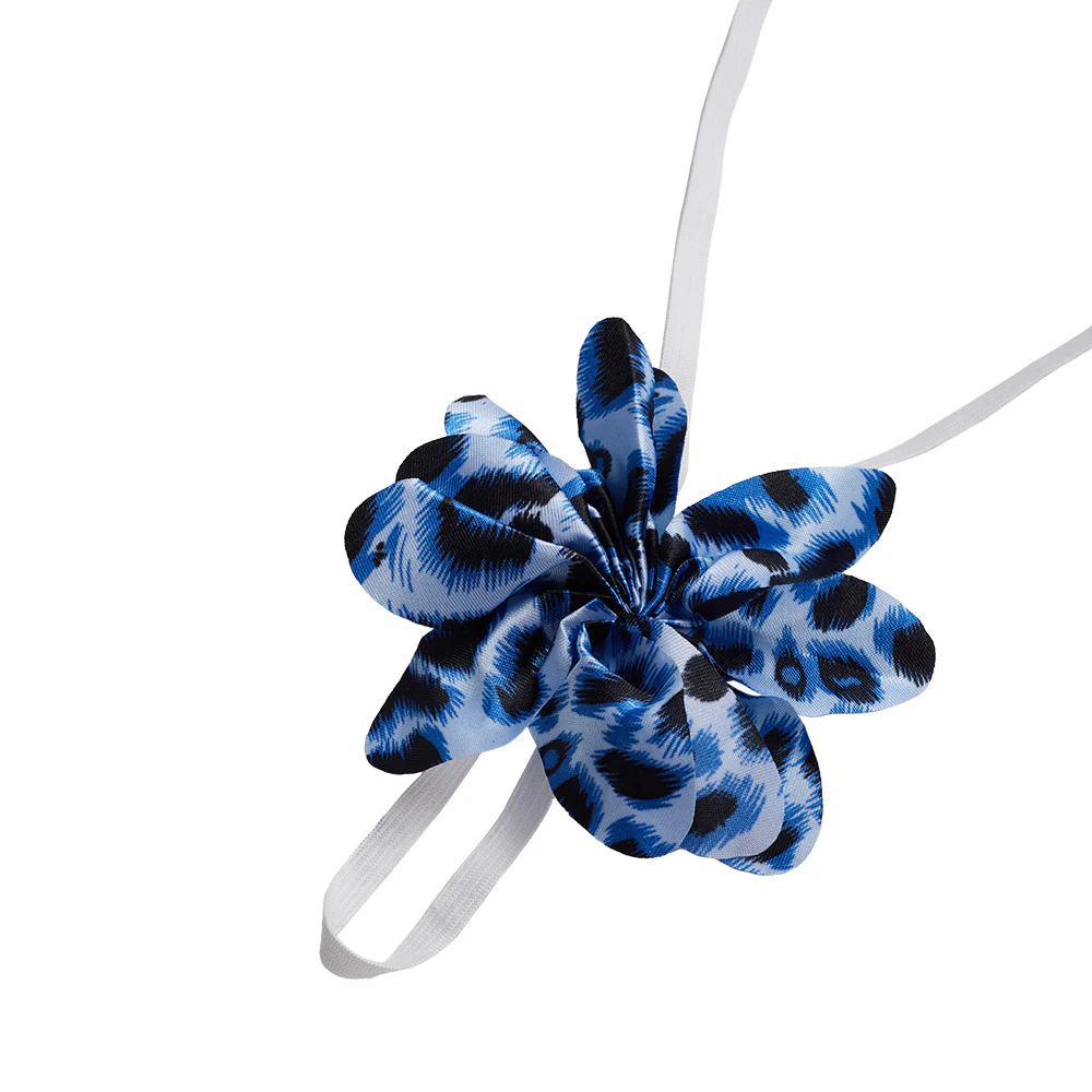 Elegant Lace-Up Anklet with Flower - Image 4