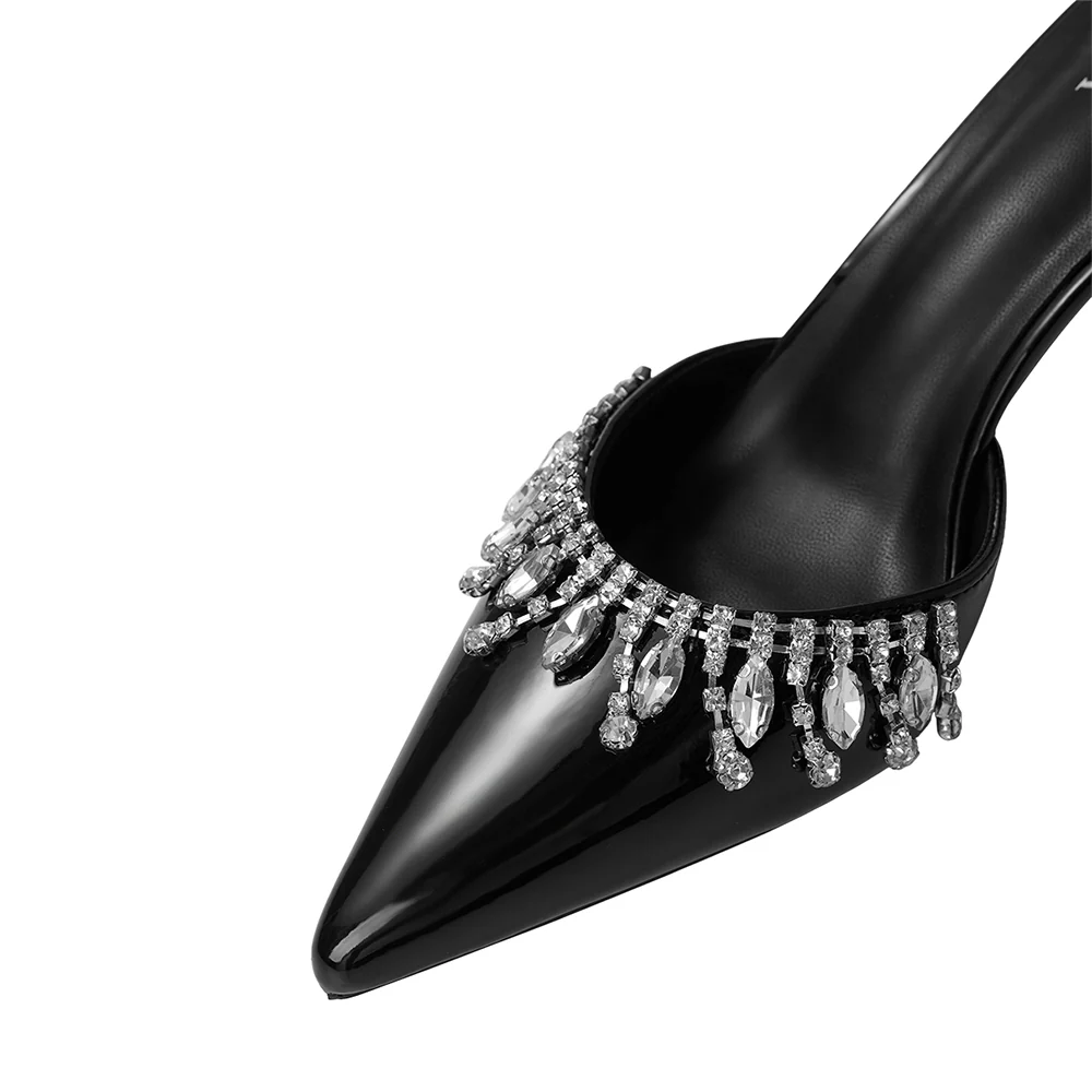 Elegant Pointed-Toe Heels with Adjustable Ankle Strap - Image 8
