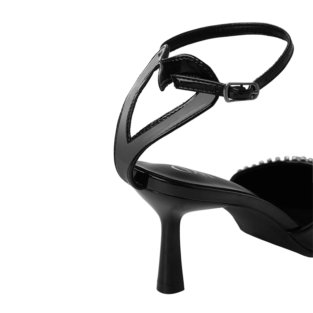Elegant Pointed-Toe Heels with Adjustable Ankle Strap - Image 9