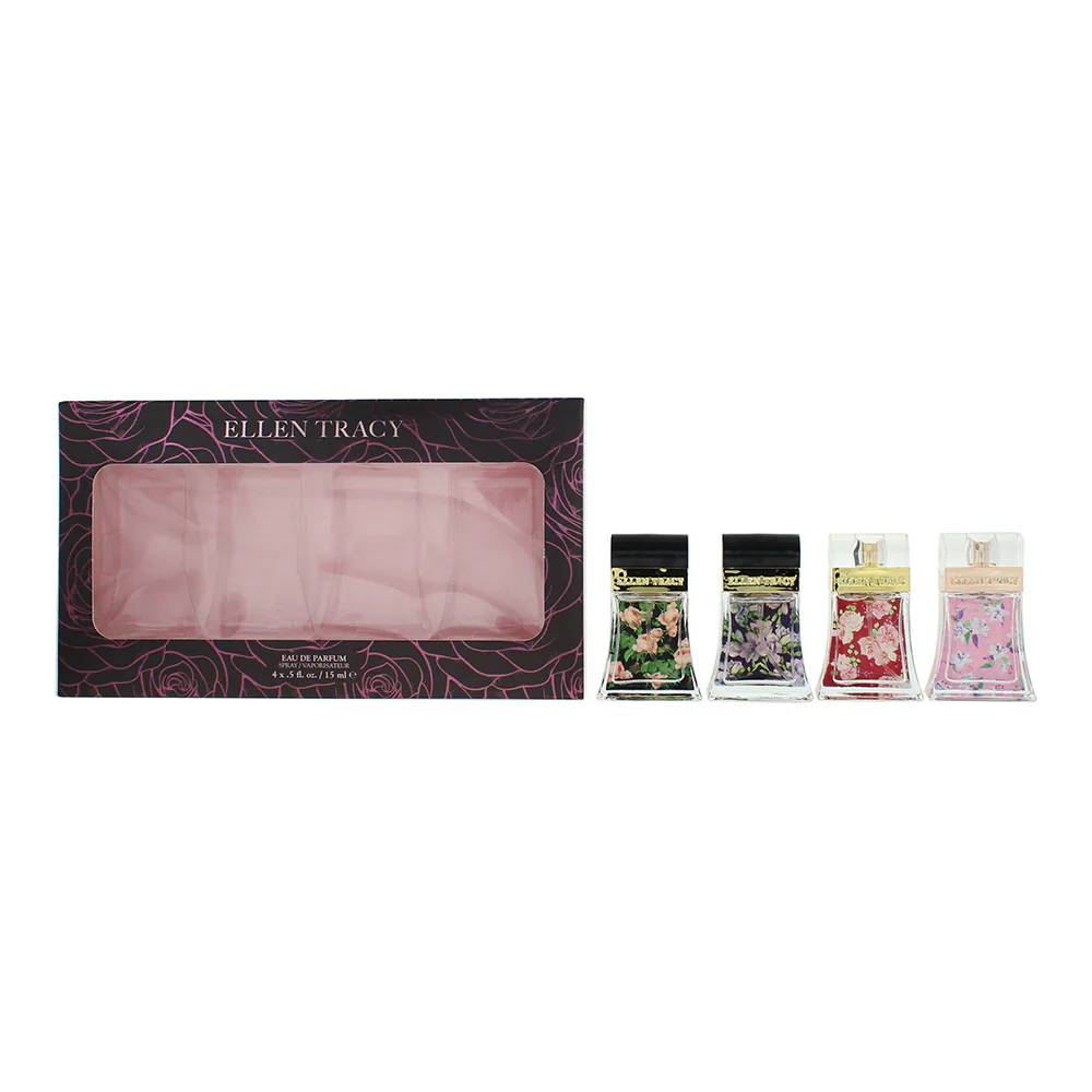 Ellen Tracy Classic Florals Best Sellers Coffret 4 Piece Gift Set: Eau De Parfum 4 X 15ml