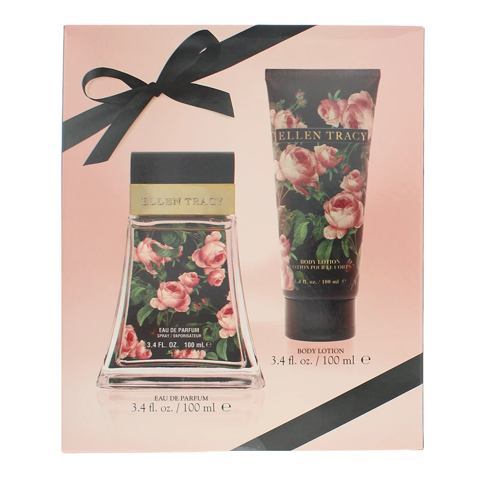 Ellen Tracy Classic Florals Black Courageous Photobox 2 Piece Gift Set: Eau De P - Image 3
