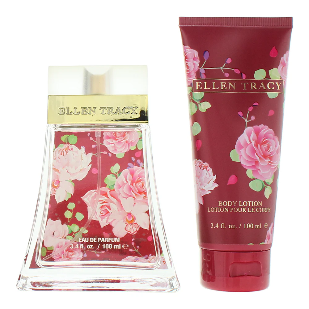 Ellen Tracy Classic Florals Red Sensational Photobox 2 Piece Gift Set: Eau De Pa - Image 2