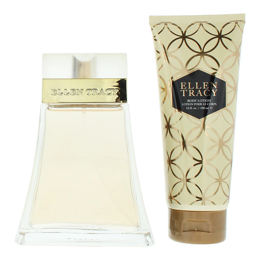 Ellen Tracy Classic Photobox 2 Piece Gift Set: Eau De Parfum 100ml - Body Lotion - Image 2