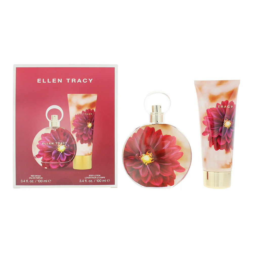 Ellen Tracy Dream Florals Red Dahlia Photobox 2 Piece Gift Set: Eau De Parfum 10