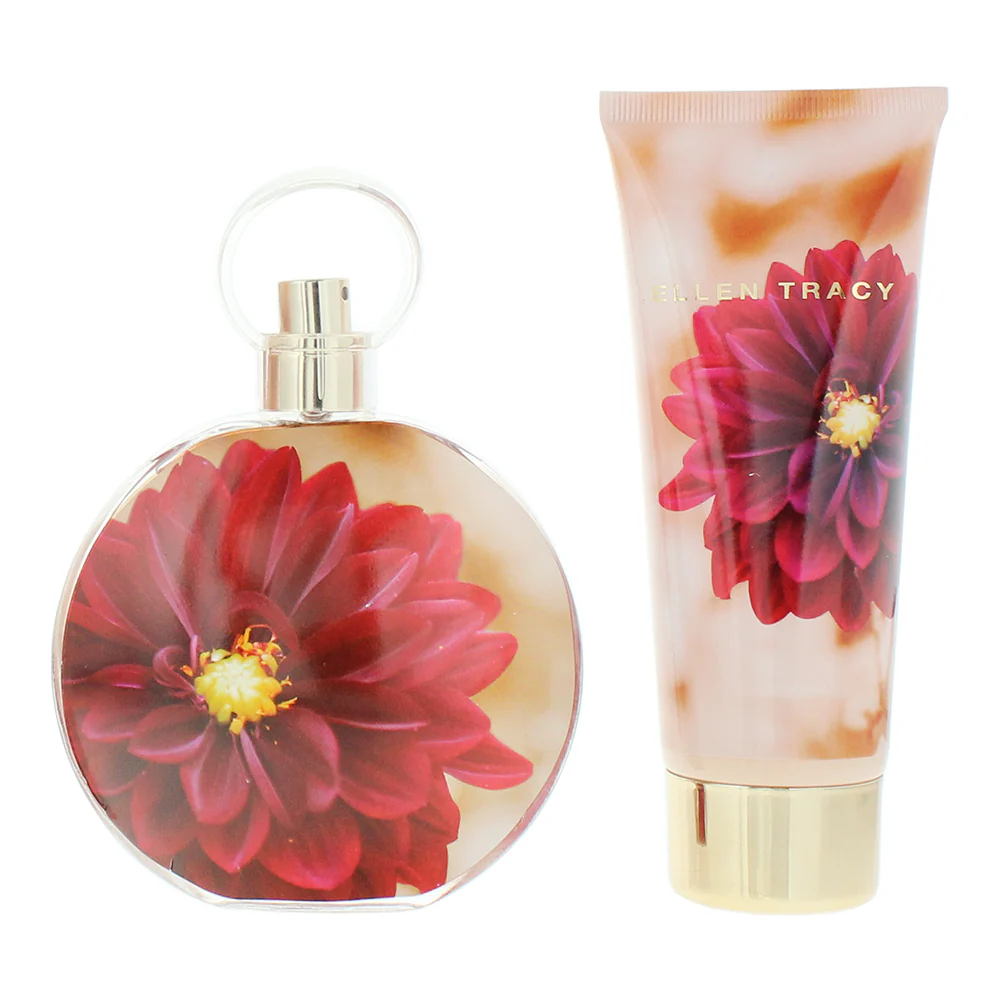 Ellen Tracy Dream Florals Red Dahlia Photobox 2 Piece Gift Set: Eau De Parfum 10 - Image 2
