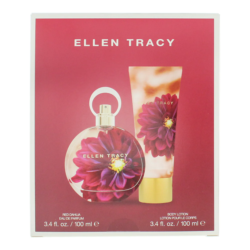 Ellen Tracy Dream Florals Red Dahlia Photobox 2 Piece Gift Set: Eau De Parfum 10 - Image 3