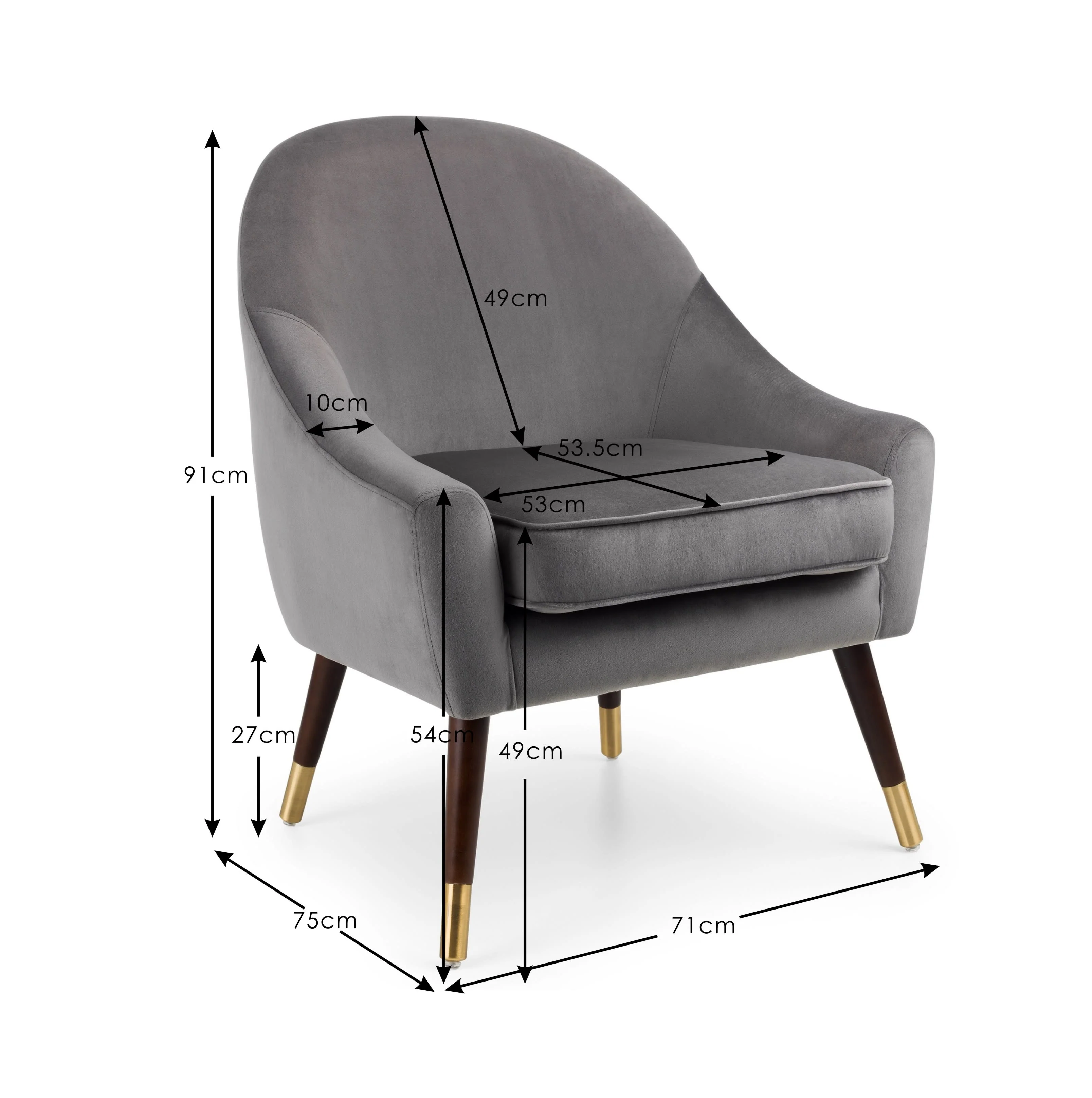 Elliot Arm Chair - Image 3